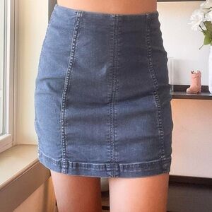 Denim Mini Skirt